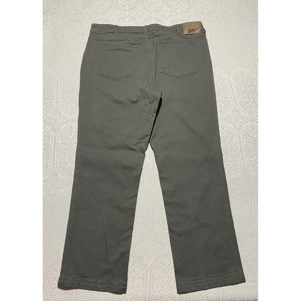 Duluth Trading Co Flex Fire Hose Relaxed Fit Pants Gray 40x30 Workwear